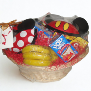 Gift Basket with Mickey Ears, Snacks & Drinks | Orlando Delivery