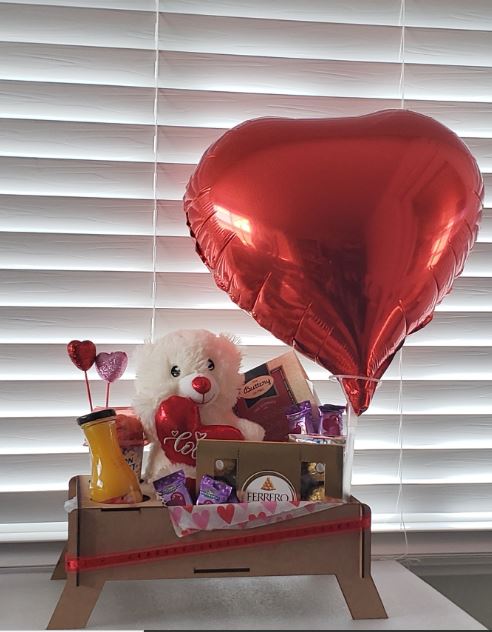 San Valentine Wood Tray - Image 2