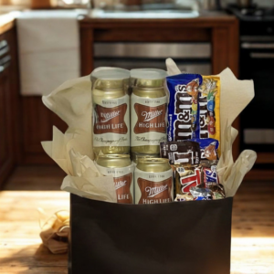Beer Gift Box with Snacks – Miller High Life