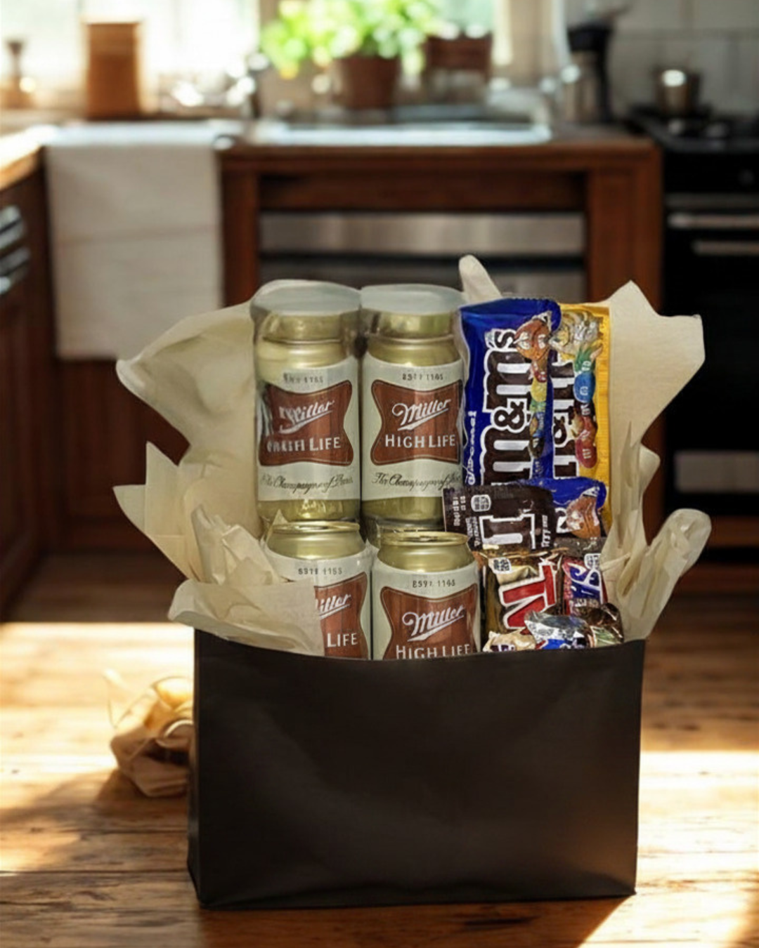Beer Gift Box with Snacks – Miller High Life